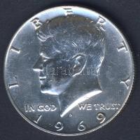 USA 1969. 1/2$ Ag "Kennedy" T:2+
