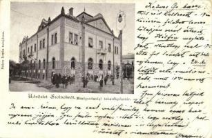 1900 Szolnok, Mezőgazdasági Takarékpénztár. Kiadja Bakos István (kopott sarkak / worn corners)