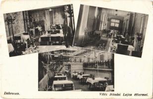 1933 Debrecen, Vitéz Nánási Lajos éttermei, belsők (EB)