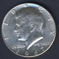 USA 1967. 1/2$ Ag "Kennedy" T:2