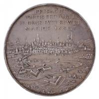 Németország / Szász-Weimar 1638. Bernhard von Weimar tábornok, Breisach elfoglalása Ag emlékérem &qu...