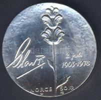 Norvégia 1978. 50kr Ag "V.Olaf" T:BU