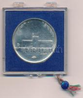 Lapis András (1942-) DN "Gyulai Várszínház" Ag emlékérem, plombált kék ÁPV tokban (~38g/0....