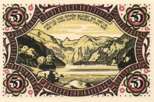 Német Birodalom/Weimari Köztársaság Berchtesgarden 1920. 10Pf + 20Pf (2x) + 50Pf + 1M 5klf teljes so...