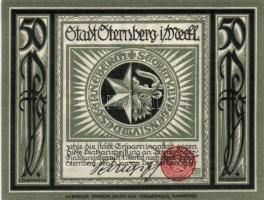 Német Birodalom/Weimari Köztársaság Sternberg 1922. 50Pf + 75Pf (2x) 3klf teljes sor T:I