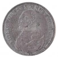 Német Államok / Szászország-Albertine 1825S Tallér Ag "I. Frigyes Ágost" (27,42g) T:2- / German States / Saxony-Albertine 1825S Thaler Ag "Friedrich August I" (27,42g) C:VF Krause KM#1096