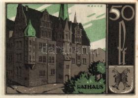 Német Birodalom/Weimari Köztársaság Saalfeld 1921. 50Pf (3x) 3klf teljes sor T:I