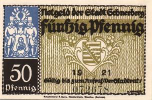 Német Birodalom/Weimari Köztársaság Schneeberg 1921. 50Pf (6x) 6klf teljes sor T:I