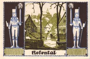 Német Birodalom/Weimari Köztársaság Schneeberg 1921. 50Pf (6x) 6klf teljes sor T:I