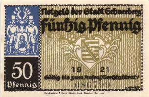 Német Birodalom/Weimari Köztársaság Schneeberg 1921. 50Pf (6x) 6klf teljes sor T:I