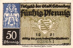 Német Birodalom/Weimari Köztársaság Schneeberg 1921. 50Pf (6x) 6klf teljes sor T:I