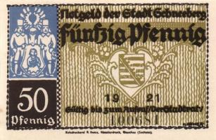 Német Birodalom/Weimari Köztársaság Schneeberg 1921. 50Pf (6x) 6klf teljes sor T:I