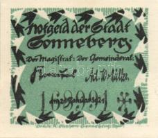 Német Birodalom/Weimari Köztársaság Sonneberg 1921. 10Pf + 25Pf + 50Pf 3klf teljes sor T:I