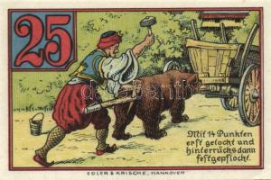 Német Birodalom/Weimari Köztársaság Rinteln 1920. 25Pf + 50Pf + 1Mk 3klf teljes sor T:I