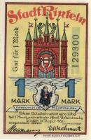 Német Birodalom/Weimari Köztársaság Rinteln 1920. 25Pf + 50Pf + 1Mk 3klf teljes sor T:I