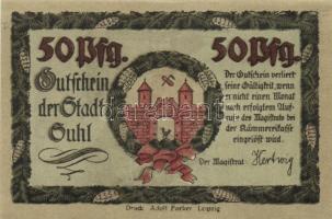 Német Birodalom/Weimari Köztársaság Suhl 1922. 50Pf (4X) 4klf teljes sor T:I