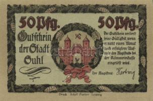 Német Birodalom/Weimari Köztársaság Suhl 1922. 50Pf (4X) 4klf teljes sor T:I