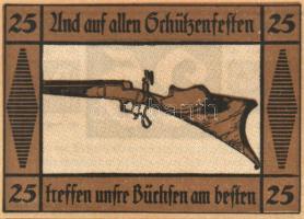 Német Birodalom/Weimari Köztársaság Suhl 1922. 25Pf (4X) 4klf teljes sor T:I