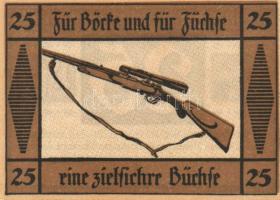 Német Birodalom/Weimari Köztársaság Suhl 1922. 25Pf (4X) 4klf teljes sor T:I