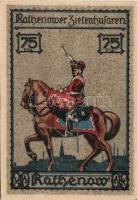 Német Birodalom/Weimari Köztársaság Rathenow 1921. 50Pf + 75Pf + 80Pf + 90Pf 4klf teljes sor T:I