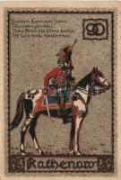 Német Birodalom/Weimari Köztársaság Rathenow 1921. 50Pf + 75Pf + 80Pf + 90Pf 4klf teljes sor T:I