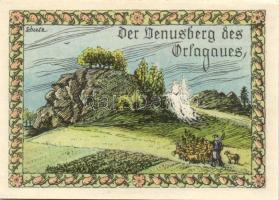 Német Birodalom/Weimari Köztársaság Rehmen 1921. 25Pf (2X)+ 50Pf (4X)6klf teljes sor T:I