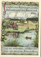 Német Birodalom/Weimari Köztársaság Rehmen 1921. 25Pf (2X)+ 50Pf (4X)6klf teljes sor T:I