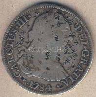 Mexikó 1784 FM 8R Ag japán ellenjegyekkel!(mindkét oldalon) T:3-