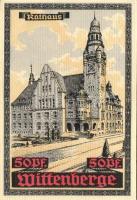 Német Birodalom/Weimari Köztársaság Wittenberge 1921. 50Pf (6X)6klf teljes sor T:I