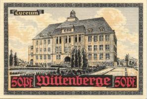 Német Birodalom/Weimari Köztársaság Wittenberge 1921. 50Pf (6X)6klf teljes sor T:I