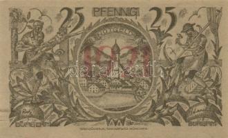 Német Birodalom/Weimari Köztársaság Oberammergau 1921. 25Pf + 50Pf + 75Pf 3klf teljes sor T:I