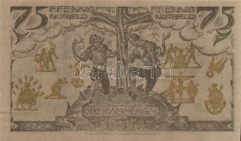 Német Birodalom/Weimari Köztársaság Oberammergau 1921. 25Pf + 50Pf + 75Pf 3klf teljes sor T:I