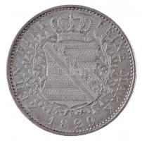 Német Államok / Szászország-Albertine 1829S Tallér Ag "Anton" (27,84g) T:2 / German States...