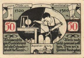 Német Birodalom/Weimari Köztársaság Weissenfels 1921. 50Pf (6X) 6klf teljes sor T:I