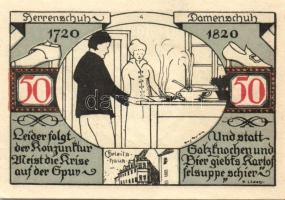 Német Birodalom/Weimari Köztársaság Weissenfels 1921. 50Pf (6X) 6klf teljes sor T:I
