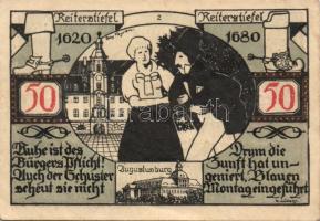 Német Birodalom/Weimari Köztársaság Weissenfels 1921. 50Pf (6X) 6klf teljes sor T:I