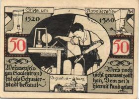 Német Birodalom/Weimari Köztársaság Weissenfels 1921. 50Pf (6X) 6klf teljes sor T:I