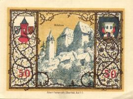 Német Birodalom/Weimari Köztársaság Westerburg 1920. 50Pf (3X) 3klf teljes sor T:I