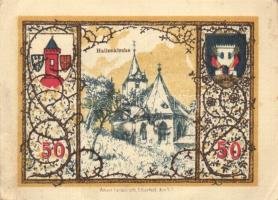 Német Birodalom/Weimari Köztársaság Westerburg 1920. 50Pf (3X) 3klf teljes sor T:I