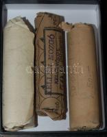 1940-es évek 3x50 db 1P Alu eredeti rollniban