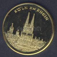 NSZK modern emlékérem "Kolonia Agrippina - Köln" Au 10gn (0,986) T:PP