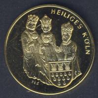 NSZK modern emlékérem "Kolonia Agrippina - Köln" Au 10gn (0,986) T:PP