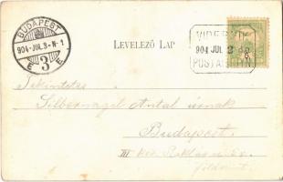 1904 Védfalu, Vidernik, Eimerau, Vydrník; Erzsébet gyógyfürdő. Matz Gusztáv kiadása / spa