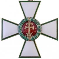 1935-1945. "A Magyar Érdemkereszt II. osztálya - A Magyar Érdemrend középkeresztje" zománc...