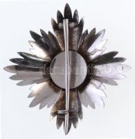 1939. "A Magyar Érdemrend középkeresztjének csillaga" brillantírozott, jelzetlen Ag csilla...