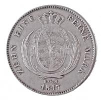 Német Államok / Szászország 1817IGS Tallér Ag "I. Frigyes Ágost" (27,81g) T:2 / German Sta...