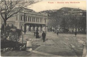 Trieste, Trieszt, Trst; Stazione della Meridionale / railway station (EK)