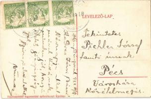 1922 Hajdúszovát, utca és Piac tér