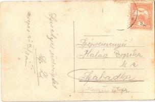 1911 Kerepes, látkép templommal (EK)