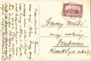 Kurd, Községháza, Római katolikus templom és paplak. Lőcsey Árpád kiadása (EK)